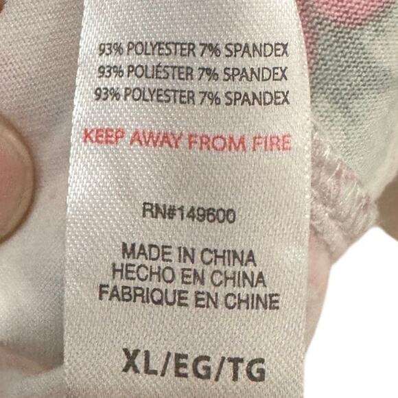 Flora by Flora Nikrooz Floral Kimono Robe Womens XL Wrap Belted Lounge Sleepwear - Picture 4 of 6